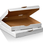 WHITE PIZZA BOXES