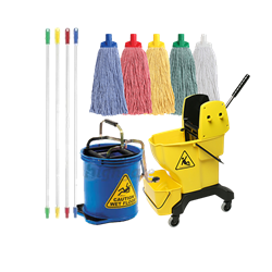 MOPS, BUCKETS AND ACCESSORIES